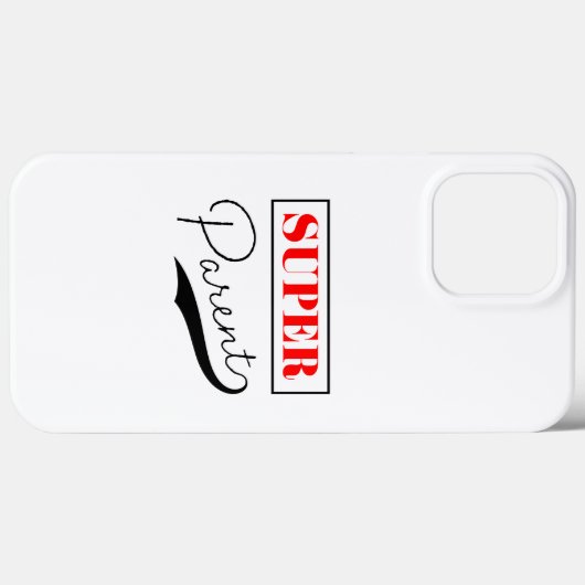 Super Parent Case-Mate iPhone Case (Achterkant (horizontaal))