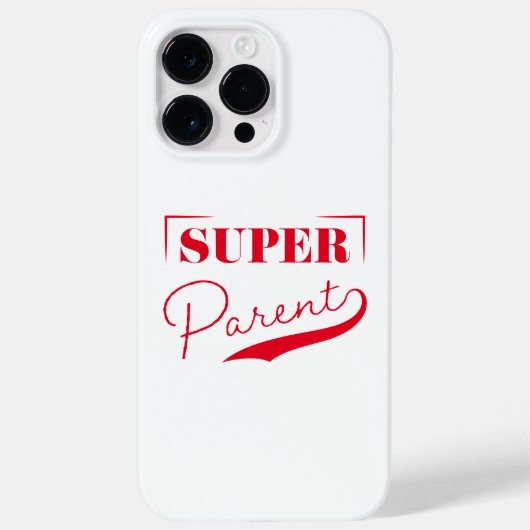 Super Parent Case-Mate iPhone Case (Achterkant)