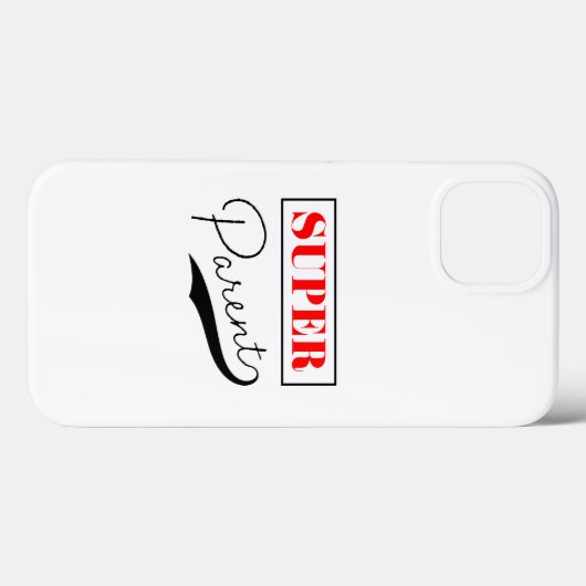 Super Parent Case-Mate iPhone Case (Achterkant (horizontaal))