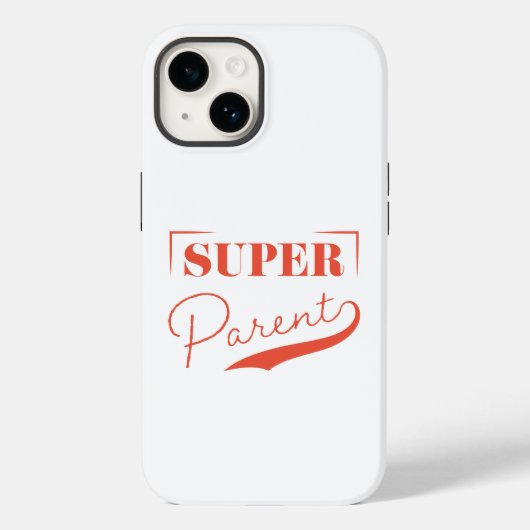 Super Parent Case-Mate iPhone Case (Achterkant)