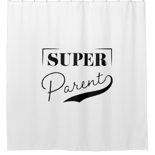 Super Parent Douchegordijn (Voorkant)
