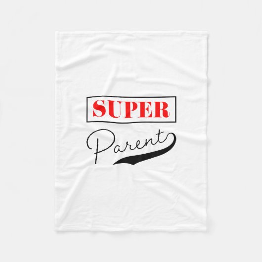 Super Parent Fleece Deken (Voorkant)