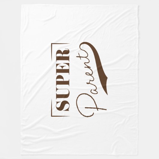 Super Parent Fleece Deken (Voorkant)
