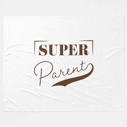 Super Parent Fleece Deken (Voorkant (Horizontaal))