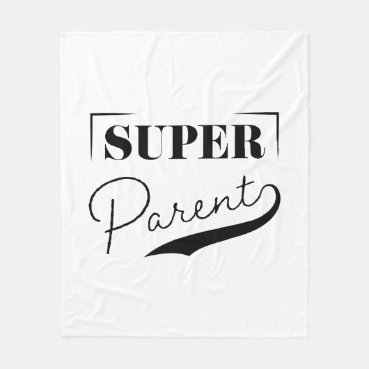 Super Parent Fleece Deken (Voorkant)