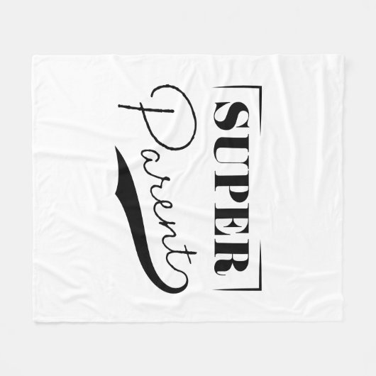 Super Parent Fleece Deken (Voorkant (Horizontaal))