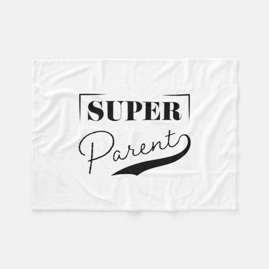 Super Parent Fleece Deken (Voorkant (Horizontaal))