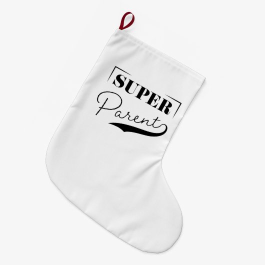 Super Parent Grote Kerstsok (Voorkant (Hangend))