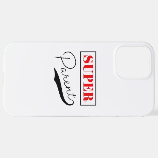 Super Parent iPhone Hoesje (Achterkant horizontaal)