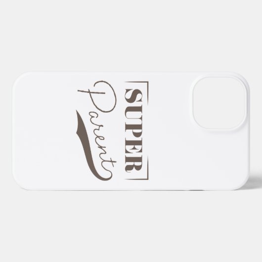 Super Parent iPhone Hoesje (Achterkant horizontaal)