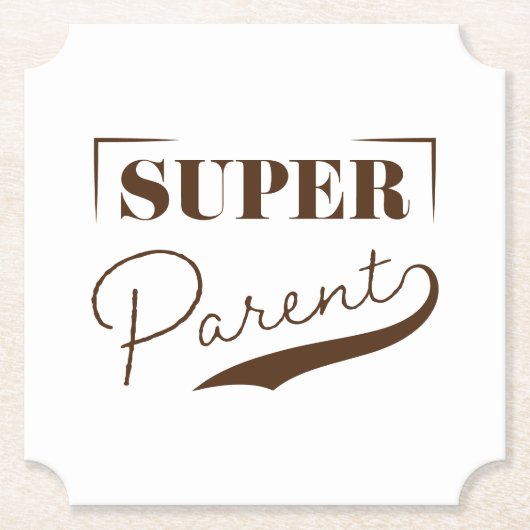Super Parent Kartonnen Onderzetters (Voorkant)