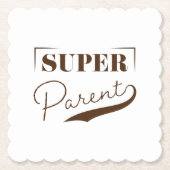 Super Parent Kartonnen Onderzetters (Voorkant)