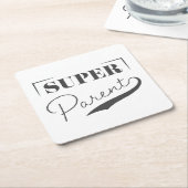 Super Parent Kartonnen Onderzetters (Schuin)