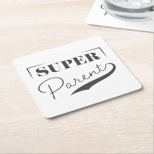 Super Parent Kartonnen Onderzetters