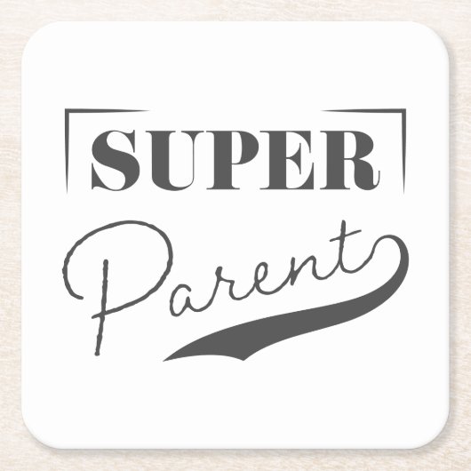 Super Parent Kartonnen Onderzetters (Voorkant)