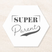 Super Parent Kartonnen Onderzetters (Voorkant)