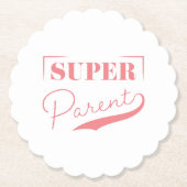 Super Parent Kartonnen Onderzetters (Voorkant)
