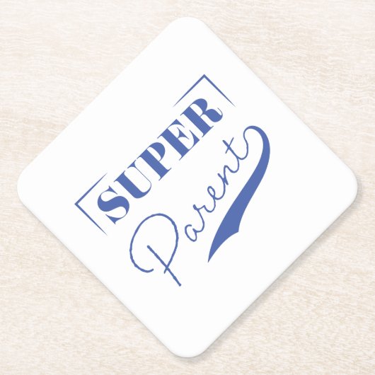 Super Parent Kartonnen Onderzetters (Voorkant)