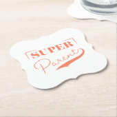 Super Parent Kartonnen Onderzetters (Gekanteld)