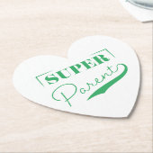 Super Parent Kartonnen Onderzetters (Gekanteld)