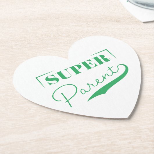 Super Parent Kartonnen Onderzetters (Gekanteld)