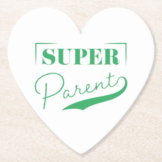 Super Parent Kartonnen Onderzetters (Voorkant)