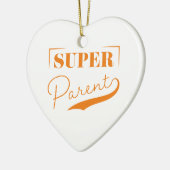 Super Parent Keramisch Ornament (Links)