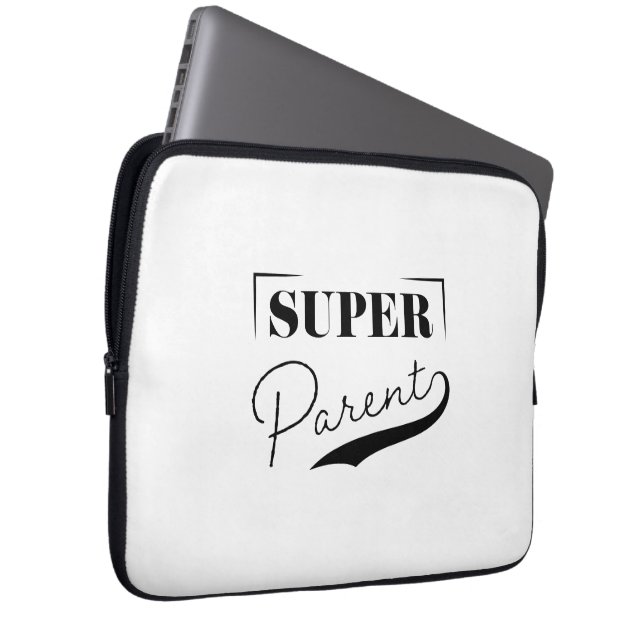 Super Parent Laptop Sleeve (Voorkant Rechts)