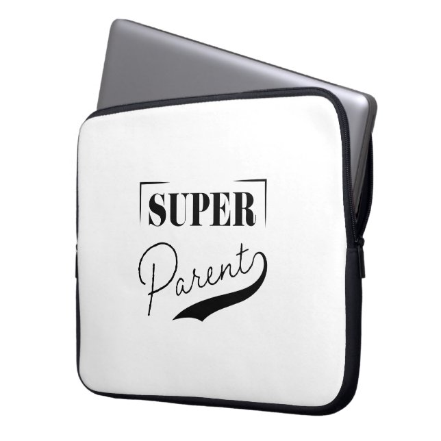 Super Parent Laptop Sleeve (Voorkant Links)
