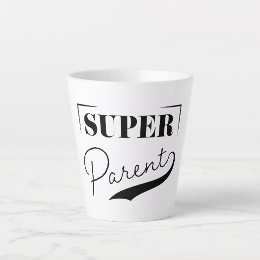 Super Parent Latte Mok (Voorkant)
