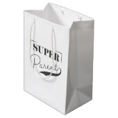 Super Parent Medium Cadeauzakje (Achterkant Gekanteld)