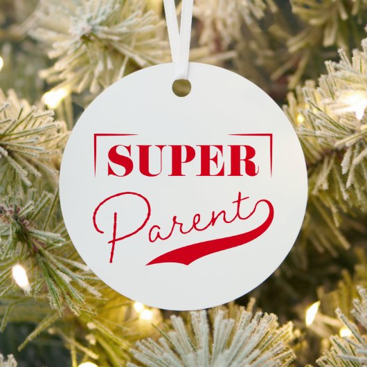 Super Parent Metalen Ornament (Insitu)