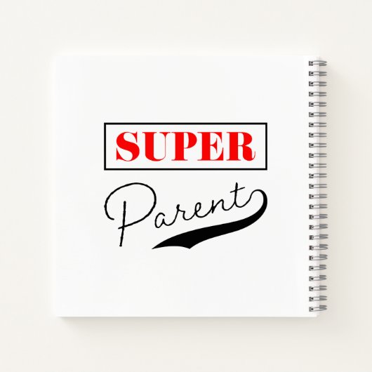 Super Parent Notitieboek (Achterkant)