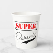 Super Parent Papieren Bekers (Voorkant)