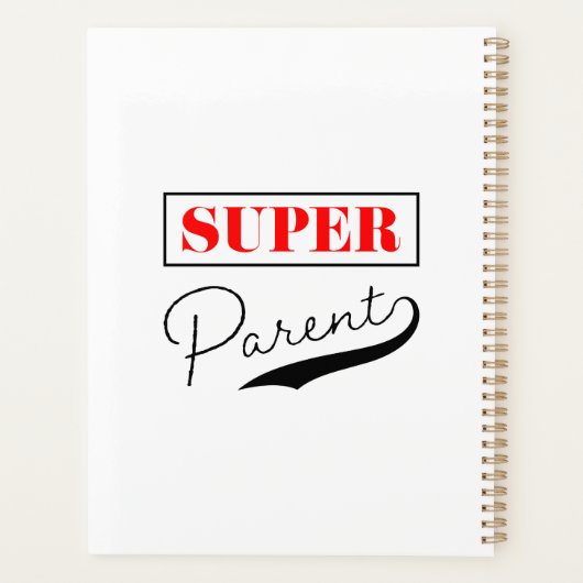Super Parent Planner (Achterkant)