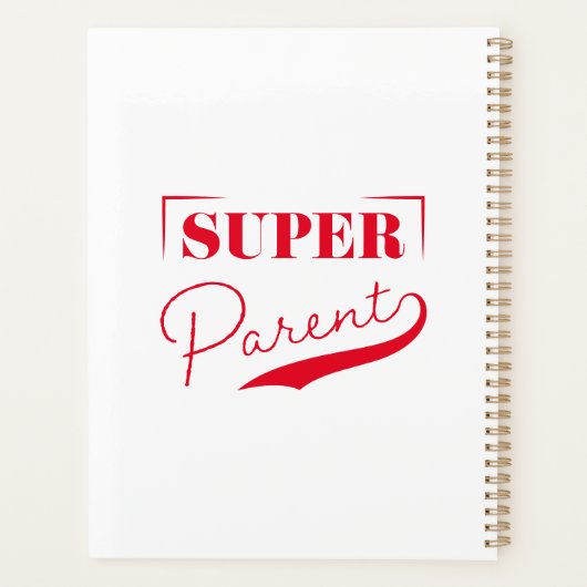 Super Parent Planner (Achterkant)