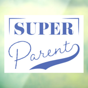 Super Parent Raamsticker