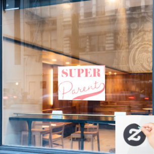 Super Parent Raamsticker