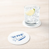 Super Parent Ronde Kartonnen Onderzetter (Insitu)