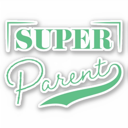 Super Parent Sticker (Voorkant)