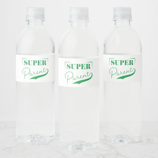 Super Parent Waterfles Etiket (Flessen)