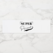 Super Parent Waterfles Etiket (Enkel label)