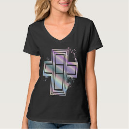 Super Pastel Goth Graffiti Kruis T-shirt