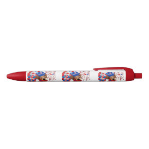 Super Patriot Dachshund Schrijven Pen