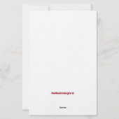 Super Patriot Dachshund Stationery Briefpapier (Achterkant)