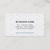 Super Patriottische Verenigde Staten Achtergrond V Visitekaartje (Achterkant)