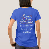 Super Pats Fan Dames T-Shirt (Achterkant)
