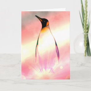 Super Penguin Verjaardag Kaart