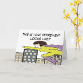 Super pensionering Kaart (Gele Bloem)