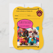 “Super Perritas al Rescate: ¡A festejar! Kaart (Voorkant)
